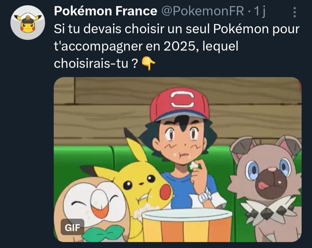 Tweet Pokémon France 