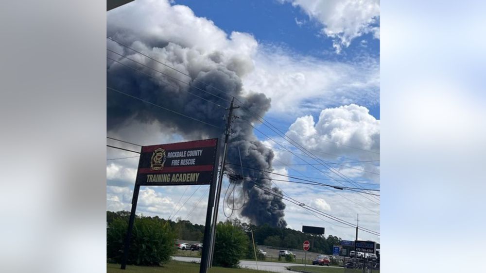 Conyers BioLab fire 'under control,' I-20 blocked off, residents, patients evacuated