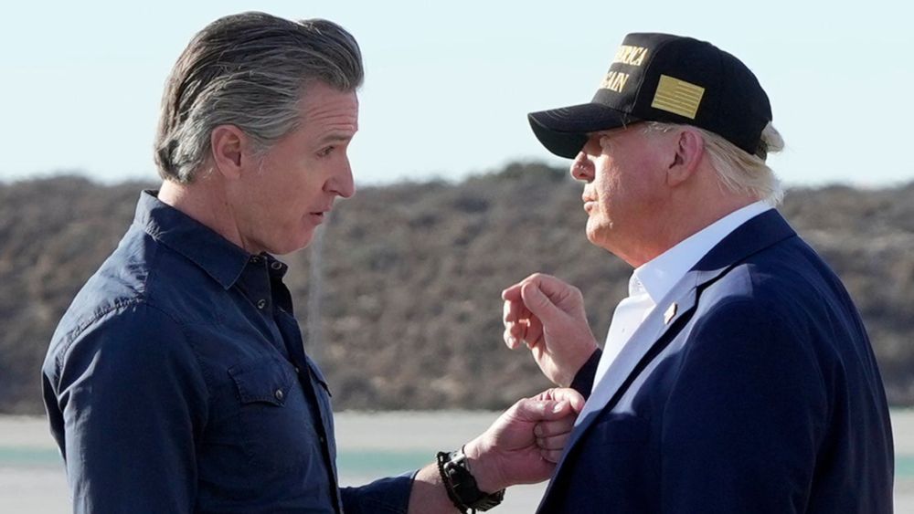 The reaction to the California governor's pitch-perfect parody of Trump is shining a light on the absurd behavior of the president of the United States.