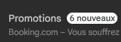 Booking.com - Vous souffrez