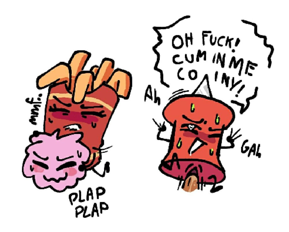 Pin getting fucked good and T girl fries giving Puffball backshots