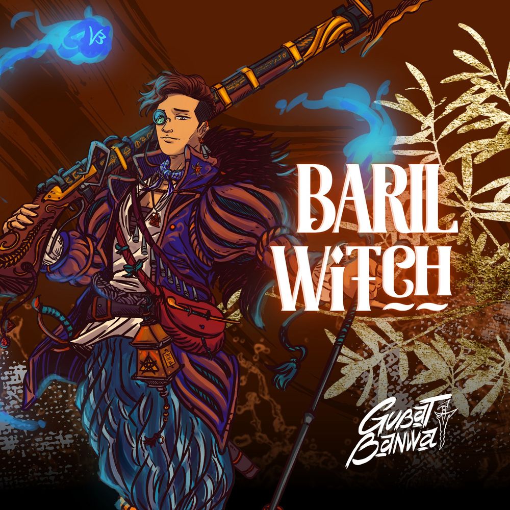 Gat Asul, The Ruiner. Gubat Banwa's Baril Witch Iconic brandishing their finely crafted Baril