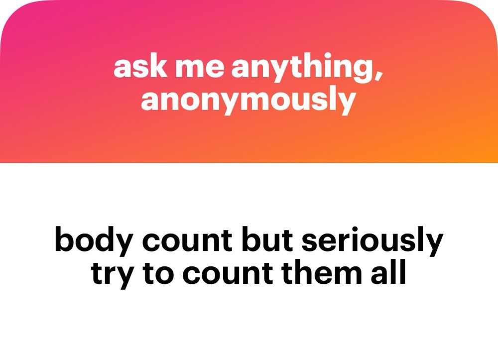 body count but seriously try to count them all