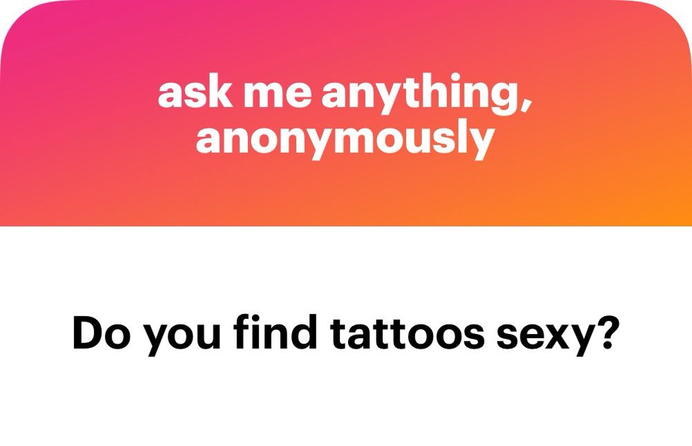 Do you find tattoos sexy?
