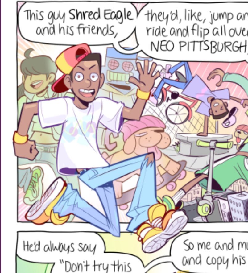 A picture of Shred Eagle from Paranatural. 