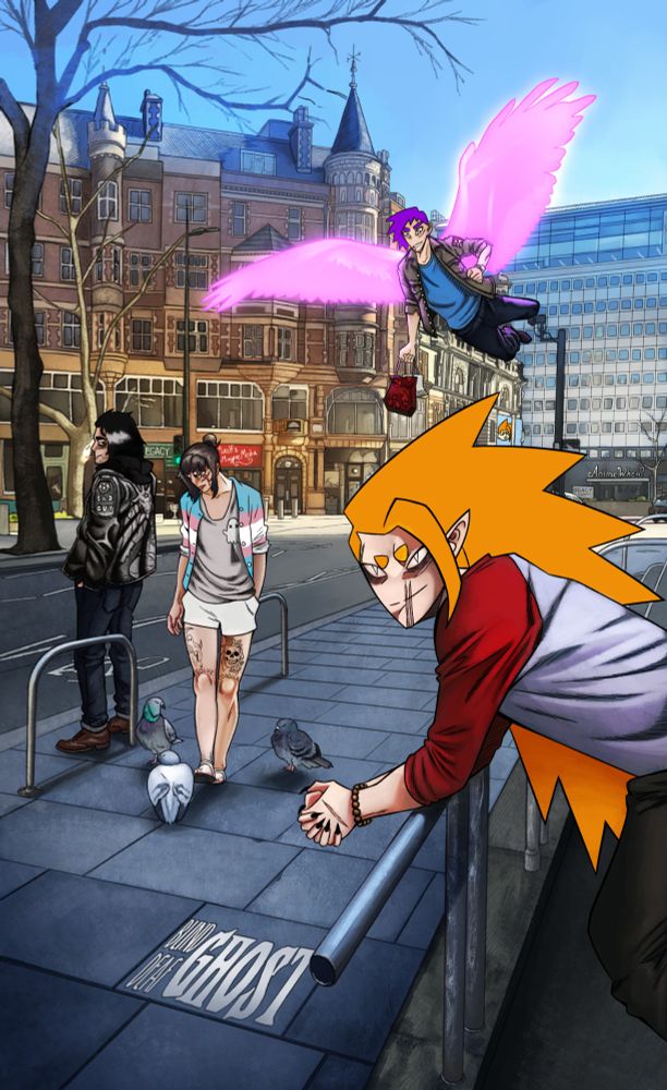 The Legacy crew hanging out in London 
