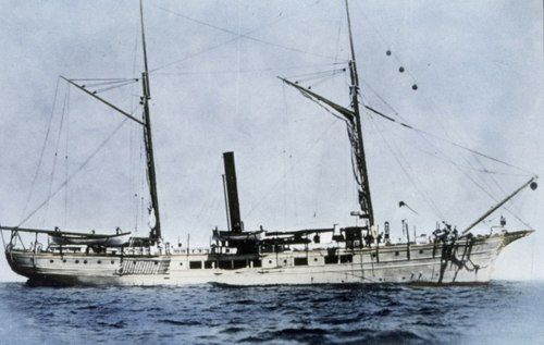 The United States United States Coast and Geodetic Survey ship George S. Blake.
