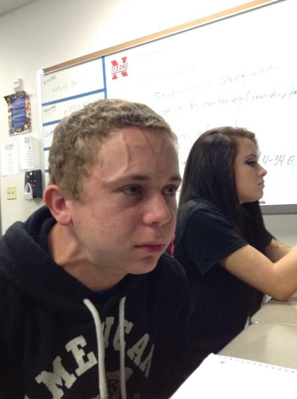 Kid holding his breath meme 