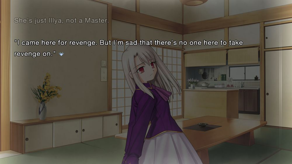 Illya: "I came here for revenge. But I'm sad that there's no one here to take revenge on."