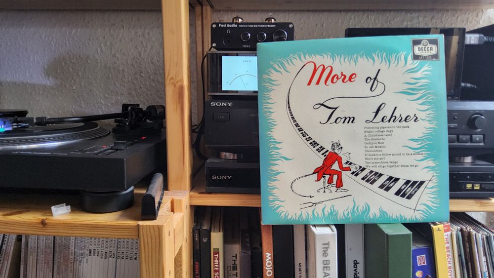 More of Tom Lehrer playing on a turntable. 
