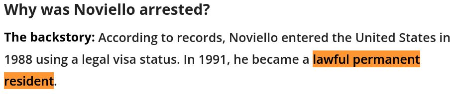 Body text explaining that the deceased person was a US lawful permanent resident.