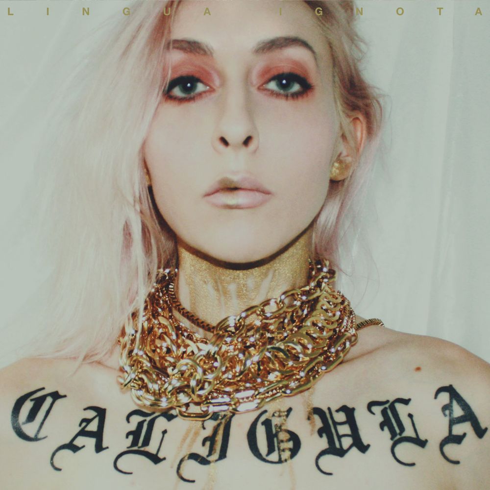 The album cover for CALIGULA by Lingua Ignota (2019)