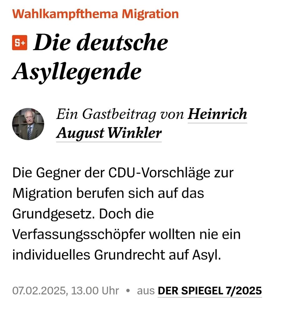 Titel die deutsche Asyllegende 