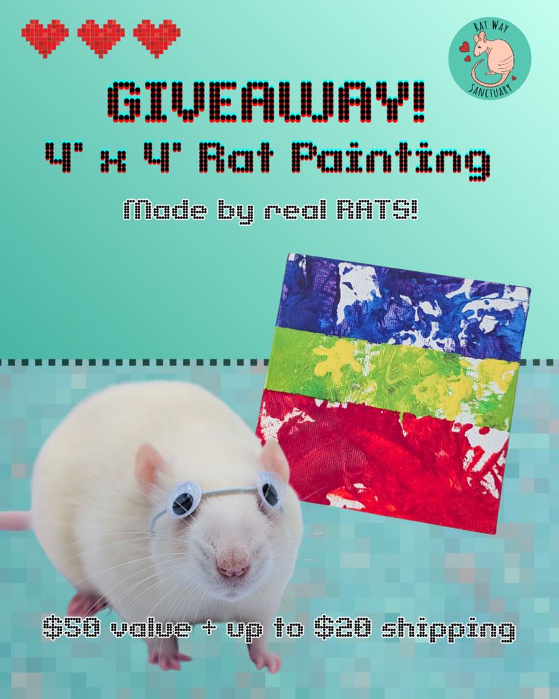 Rat way sanctuary giveaway graphics