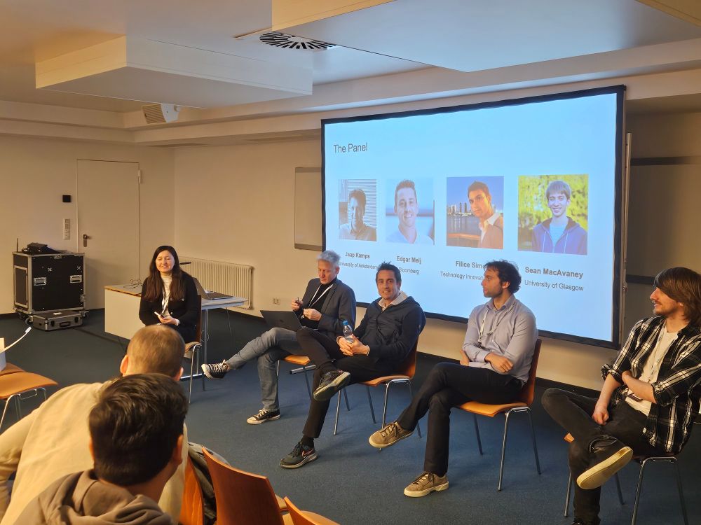 The LLM4Eval panel discussion.