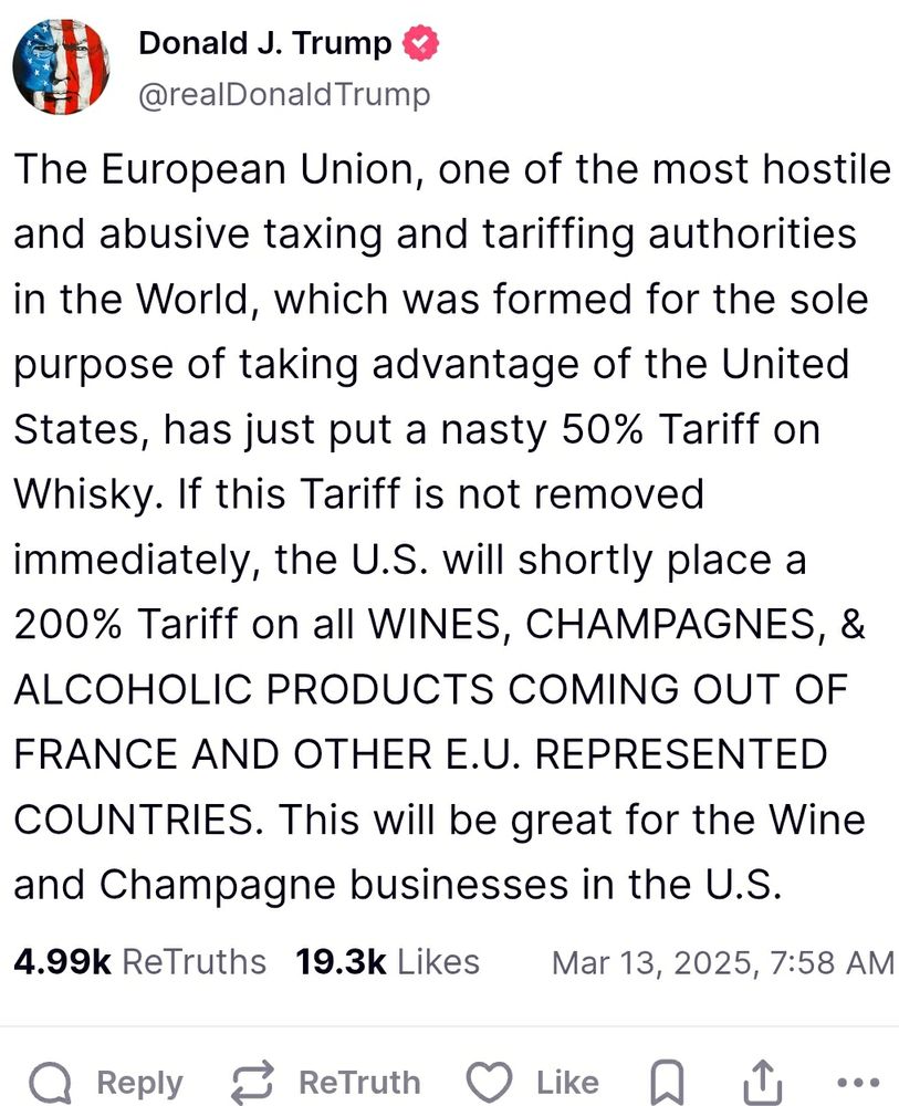 Trumps latest post 