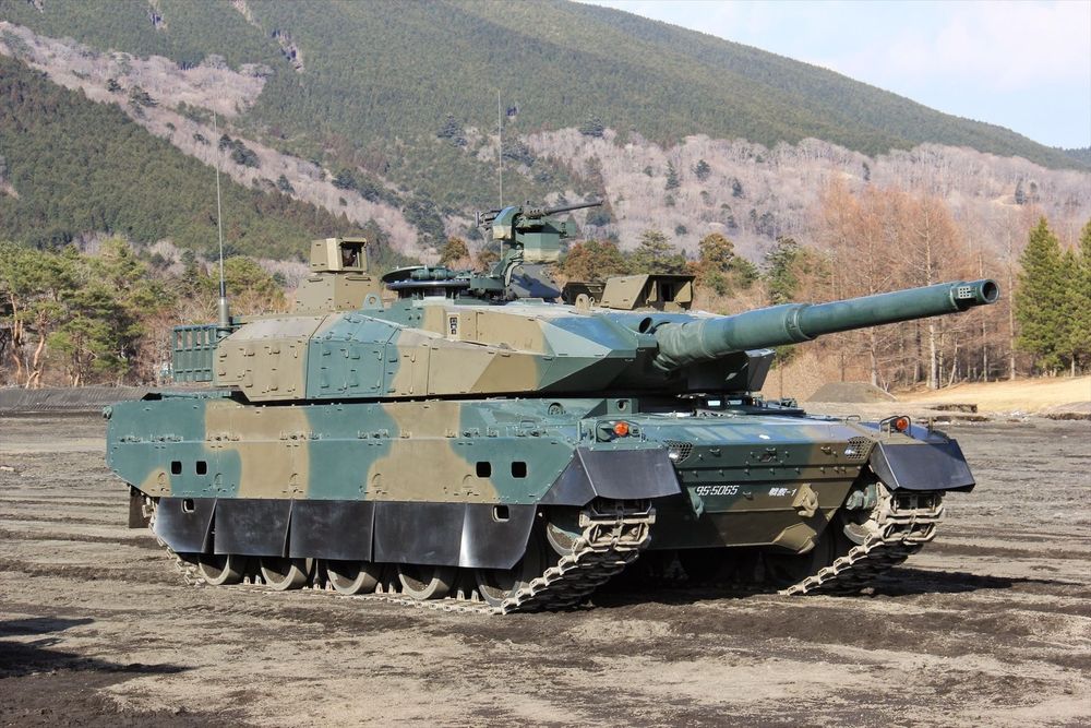 A Japanese Type-10 Main Battle Tank.