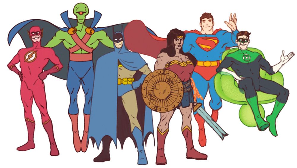 Sietches of the core justice league members