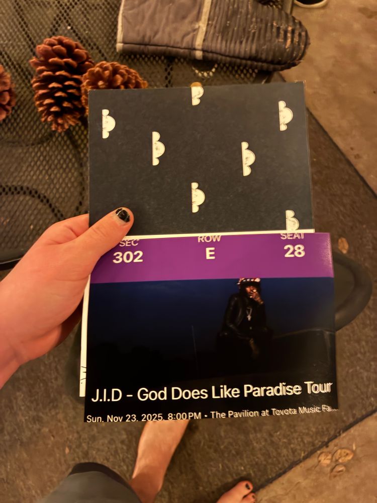tickets for JID and Young Nudy's "God Does Like Paradise" tour, Sunday November 23rd @ The Pavillion at Toyota Music Factory