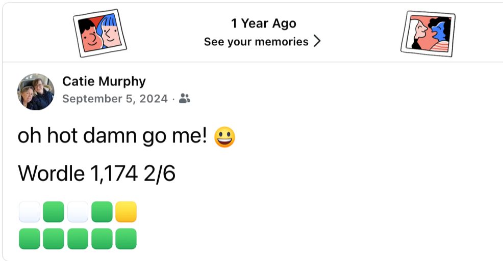 a facebook screenshot that says: 