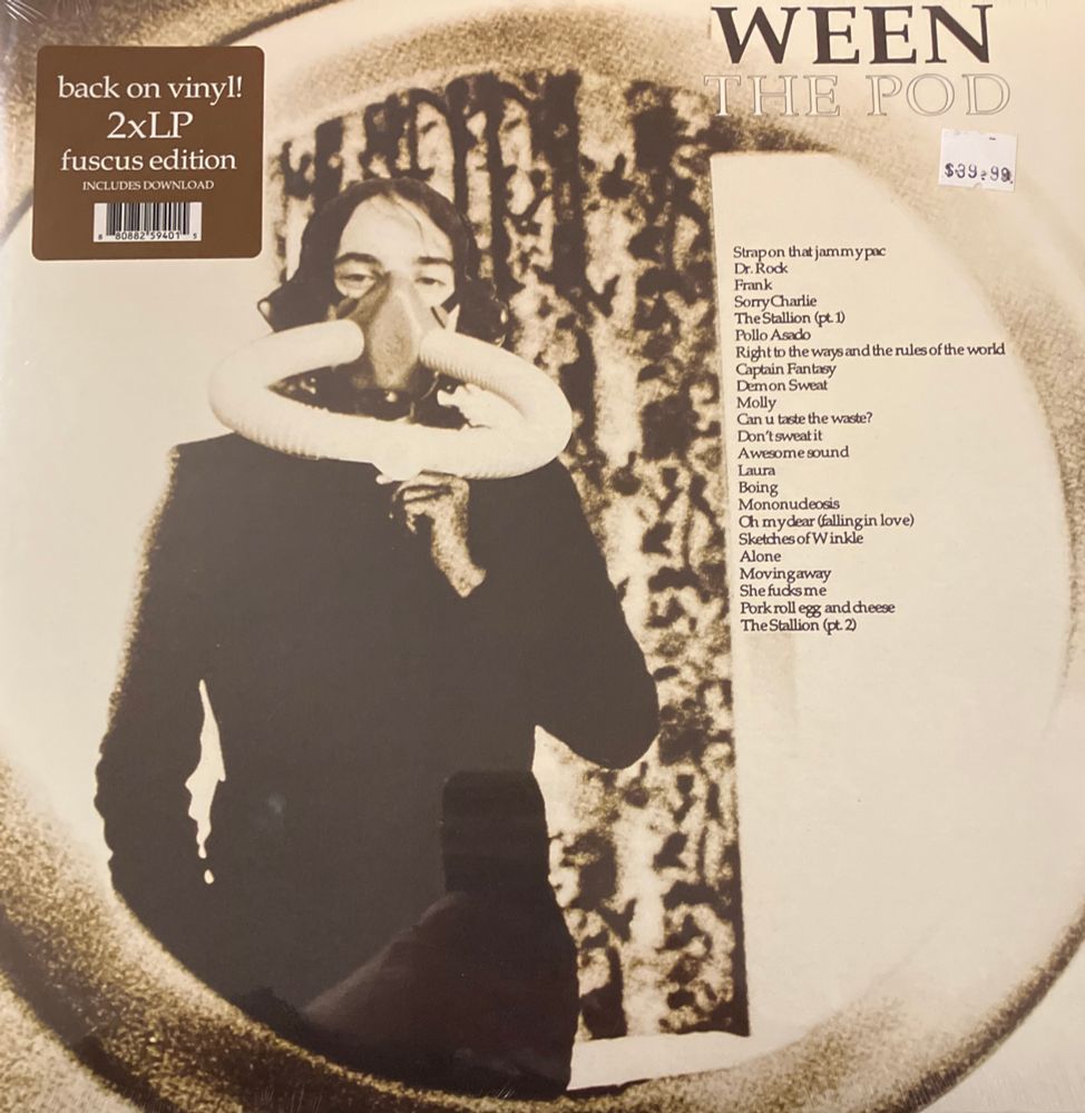 The LP of the pod by ween, which features mean ween doin’ up some scotchguard powered bongs
