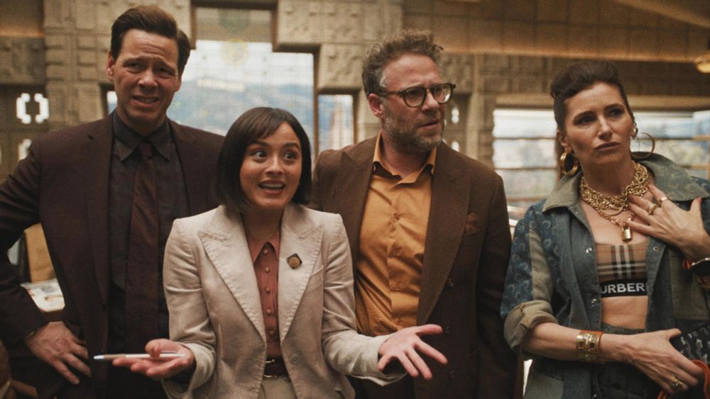 Seth Rogan leads an ensemble cast in Apple TV+'s Hollywood satire The Studio.