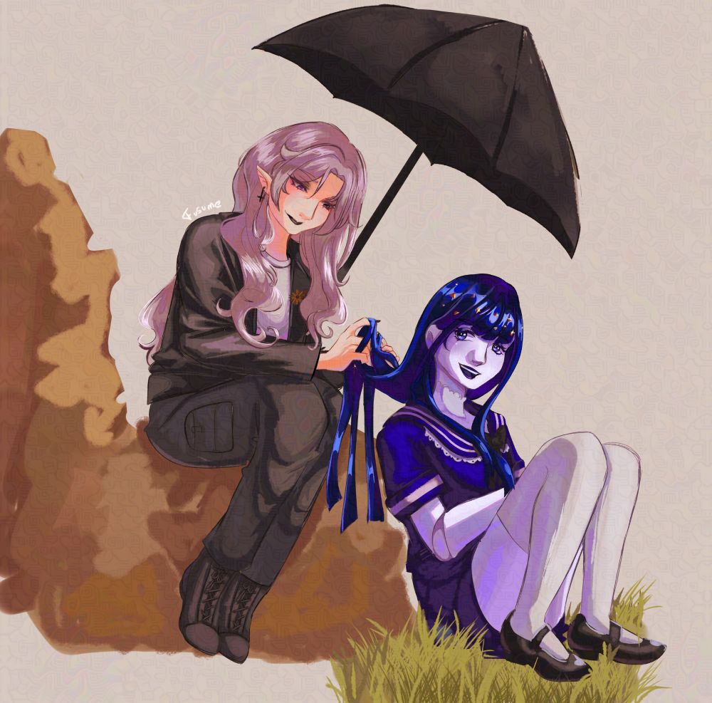 Two woman , one of them is braiding the hair of the another