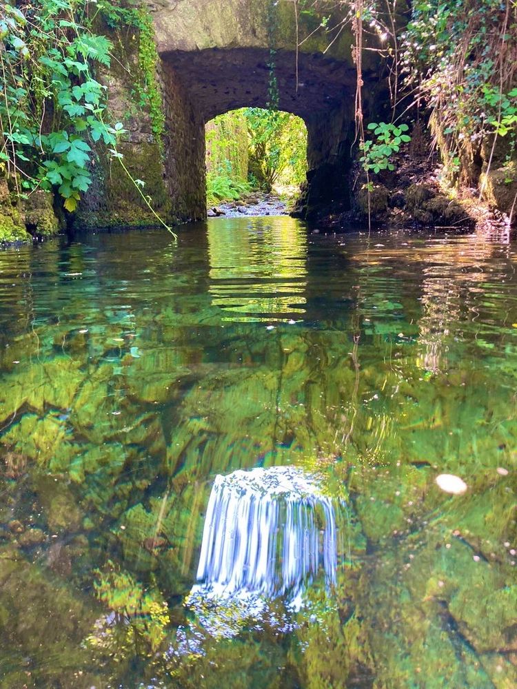 Seventeenth century river bridge portal.
