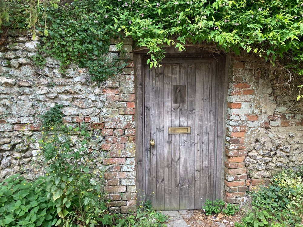 A door in an old wall leading to a garden where you can bet there is a fucking crazy party happening 