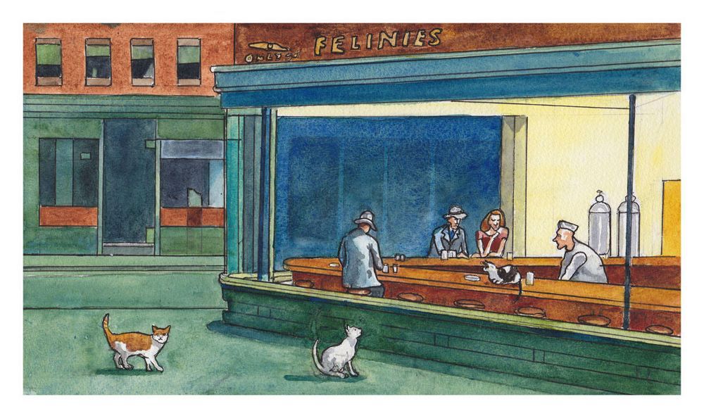 Bridget Does Edward Hopper