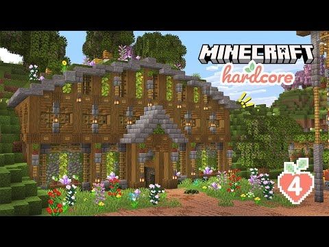 Building a Hillside Sniffer Sanctuary in Minecraft Hardcore #4