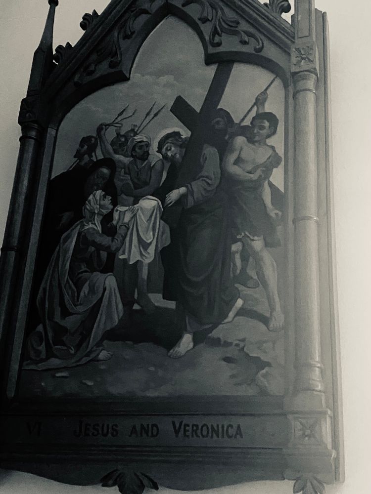 Veronica, the 5th Station of the Cross.  