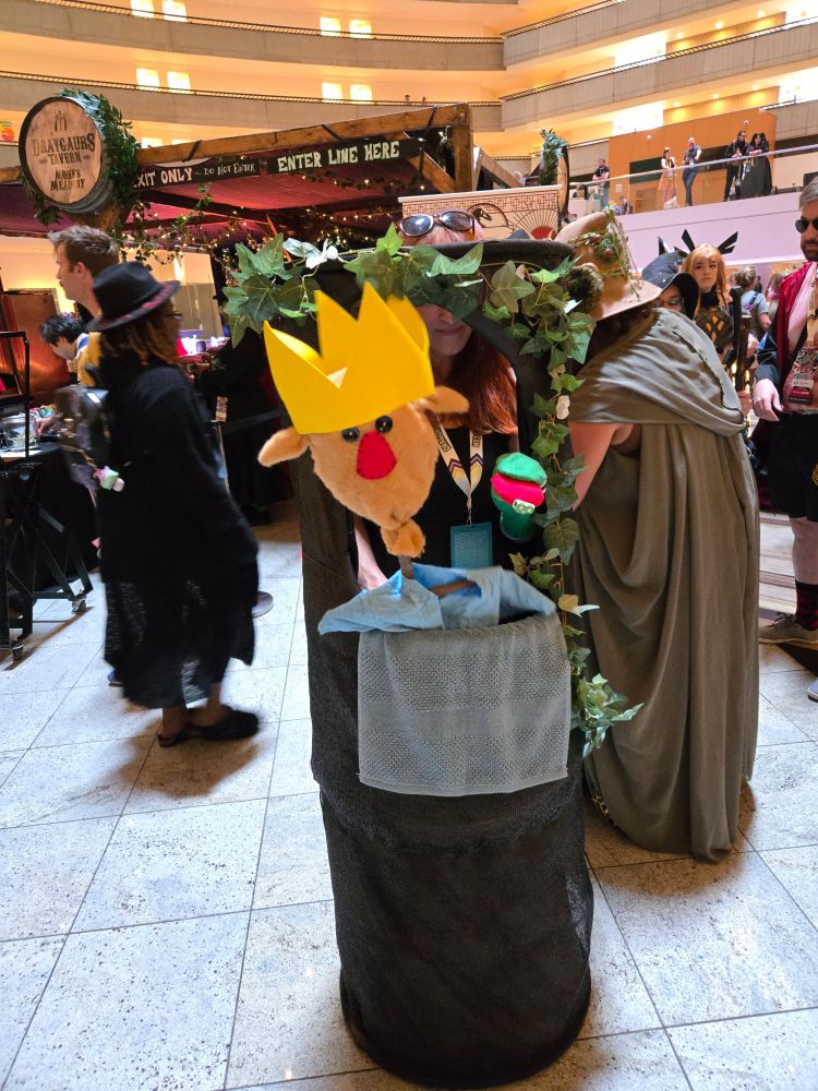 King John puppet show from Disney's Robin Hood. 