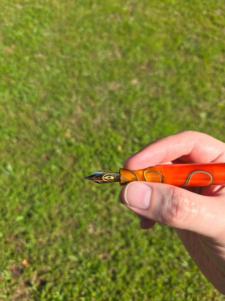 Nib shot of the Edison Collier nib. 