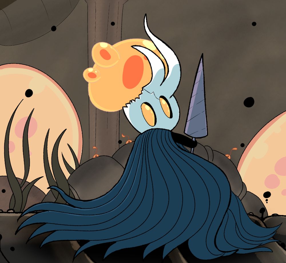 Broken Vessel from Hollow Knight. 