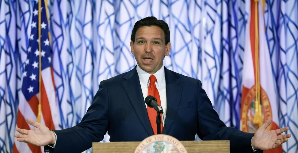 DeSantis had no problem lowering the flags for Rush Limbaugh.