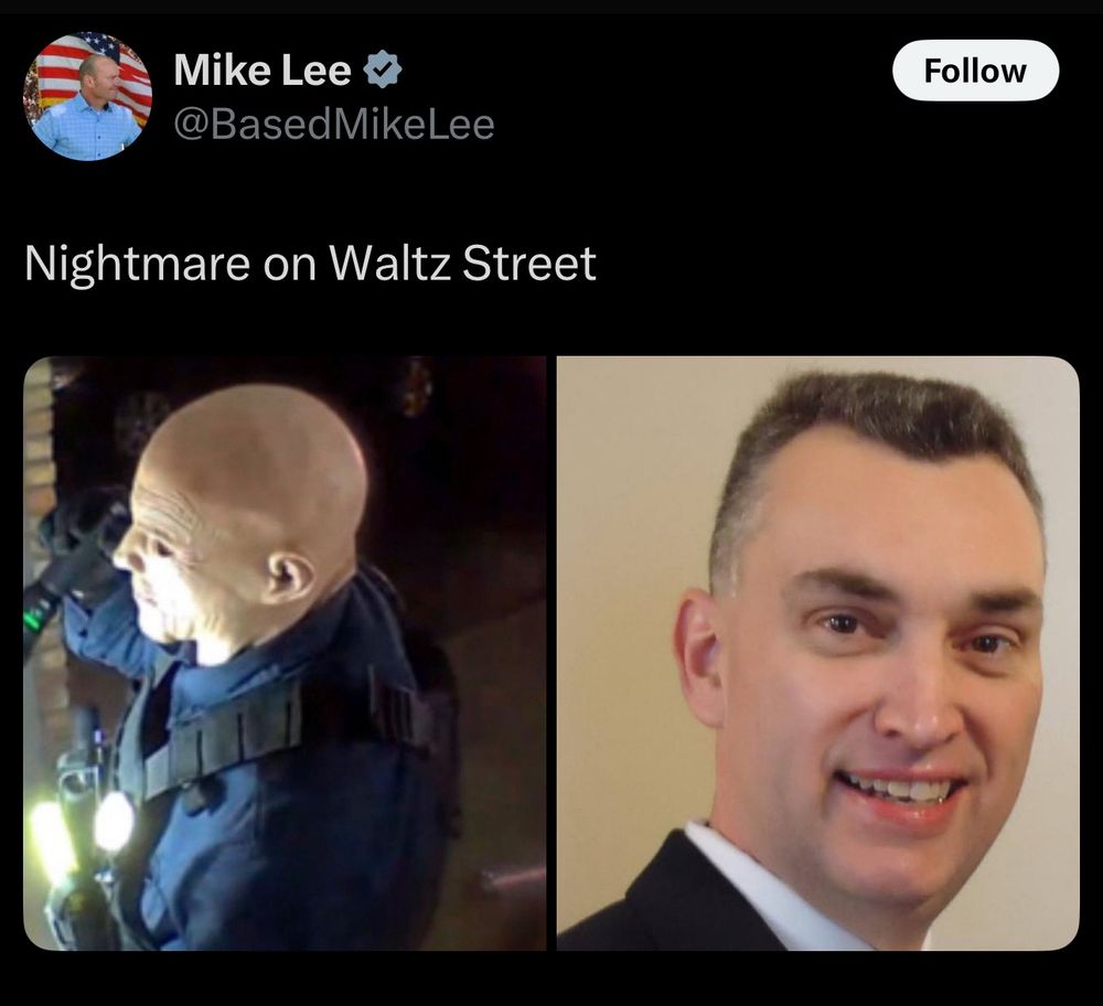 Mike Lee@Based Mike LeeFollowNightmare on Waltz Street