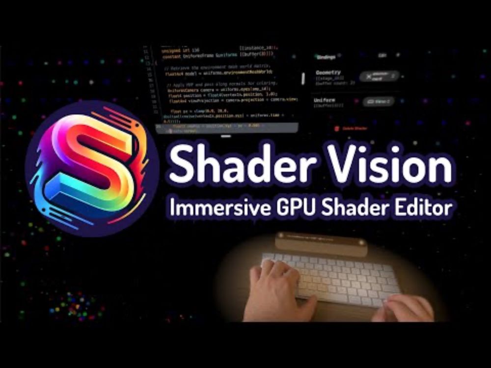 Shader Vision - Immersive GPU Shader Editor (Launch Trailer)