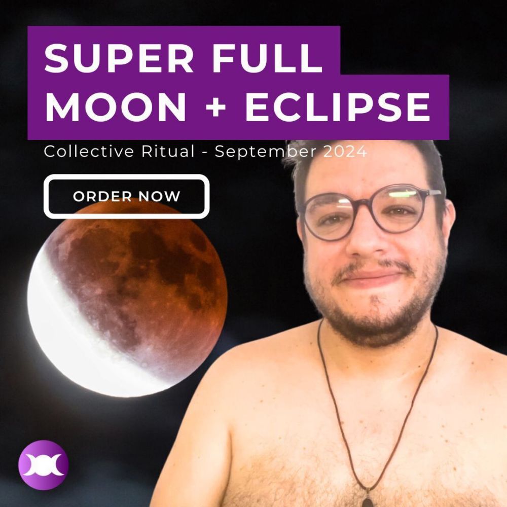 Collective Ritual Super Full Moon and Eclipse - September 2024 - Santuário Lunar by DanFF - Tarot & Magic's Ko-fi Shop