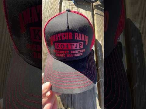 My New Custom Callsign Mesh Cap from Ham Crazy (#Shorts)