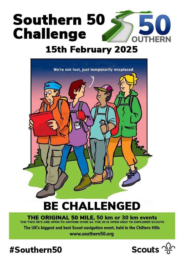 A porter for the Southern 50 hiking competition 