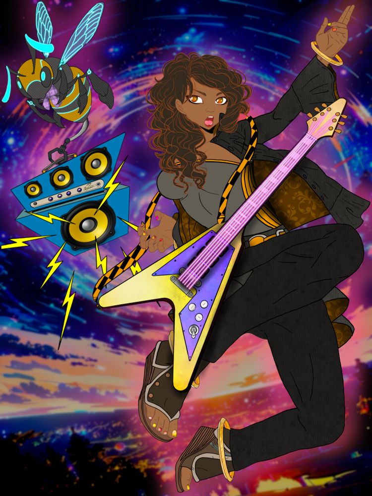 Preferred VA: Cardi B  


Heléna the King. An immortal human with a GIANT heart, and a sass for days! She's fun, she's funny, and always is able to bring up the spirits of everyone around her. 