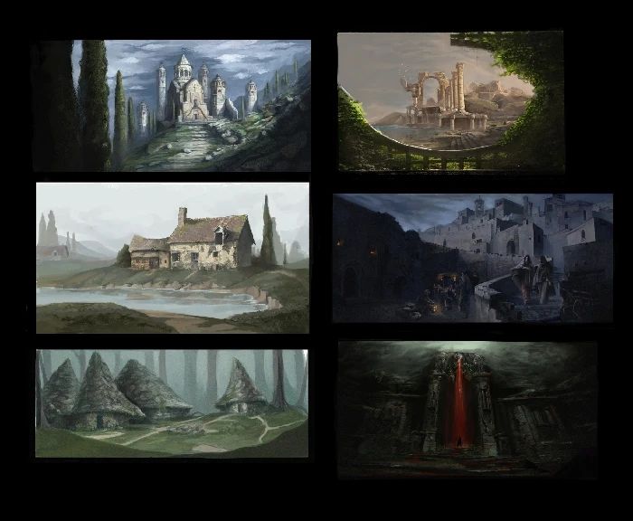 Environment illustration compilation 