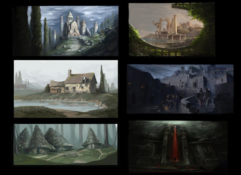 Environment illustration compilation 