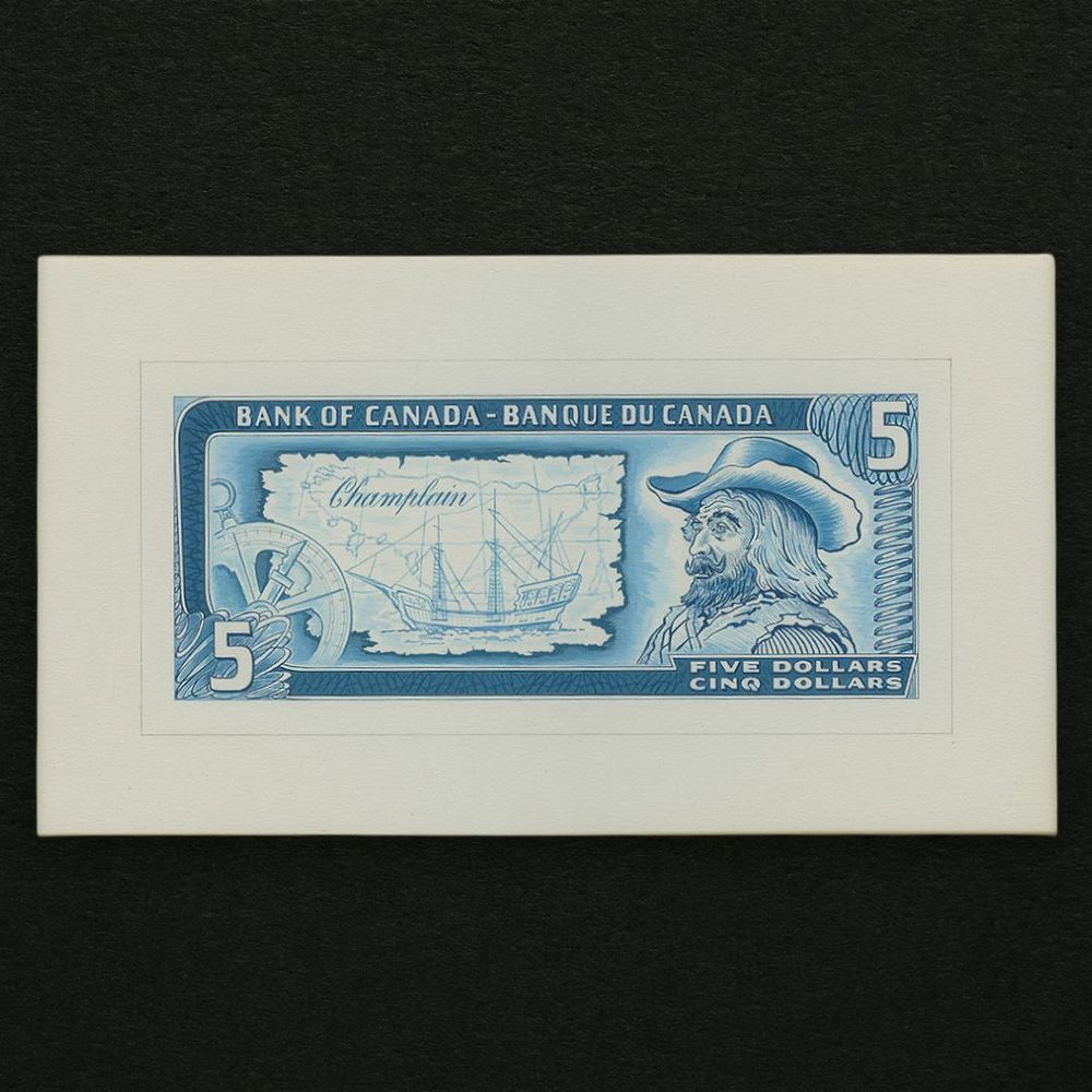 Modèle de billet de banque, thème nautique, homme barbu aux cheveux longs portant un chapeau à larges bords. 
