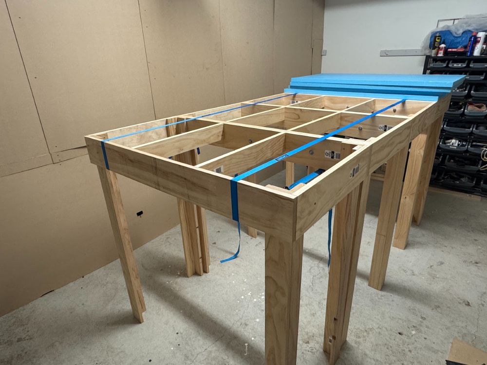 Bench work for a model train (not pictured)