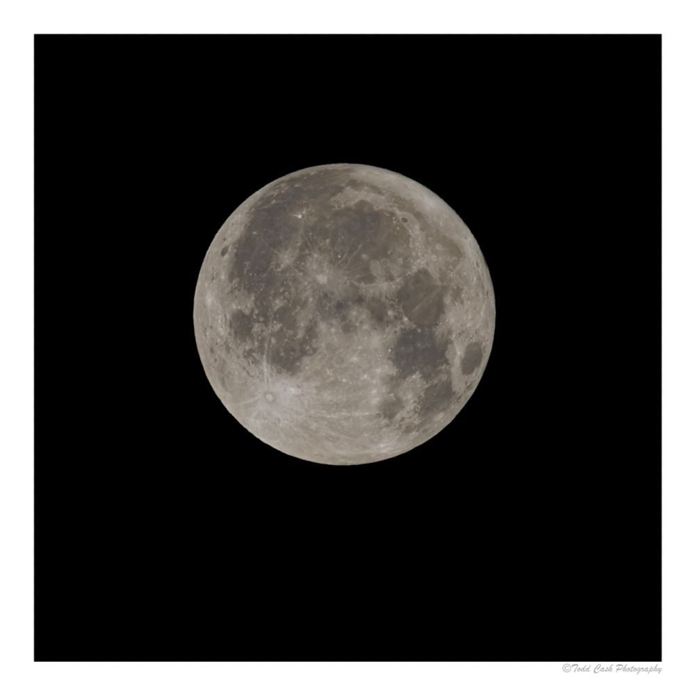 The August Sturgeon full moon at 1:30 in the morning.