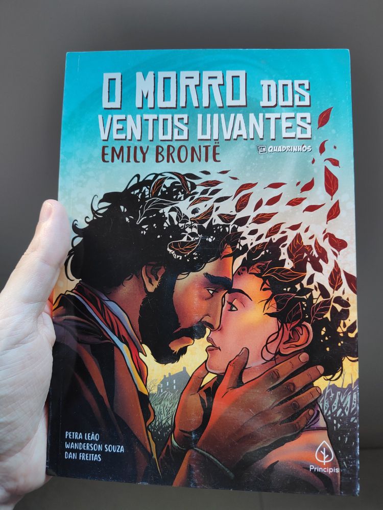 Capa de "O Morro dos Ventos Uivantes" em quadrinhos