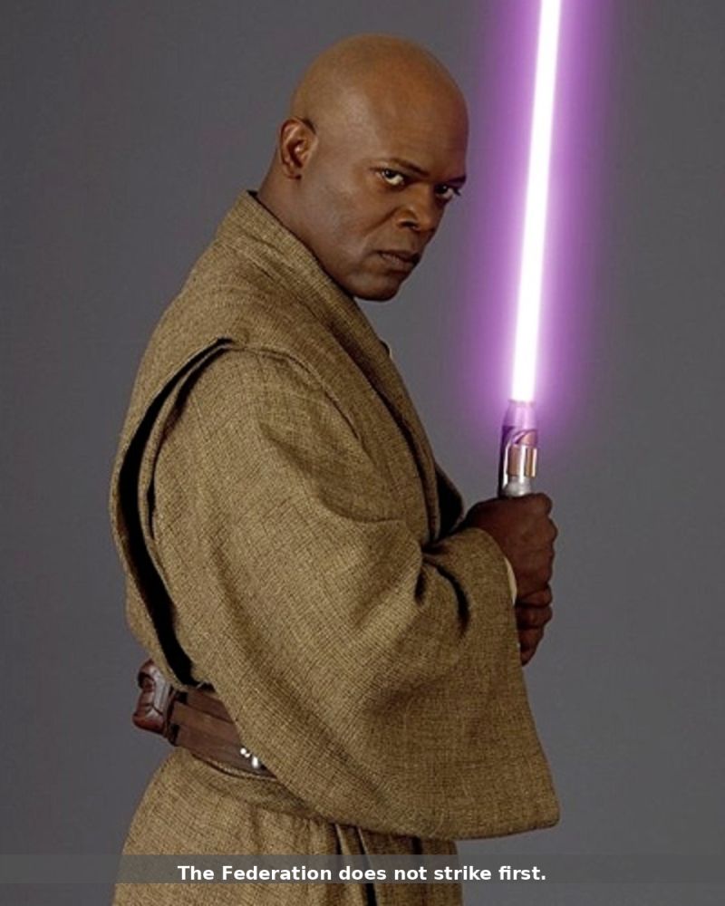 The Federation does not strike first.