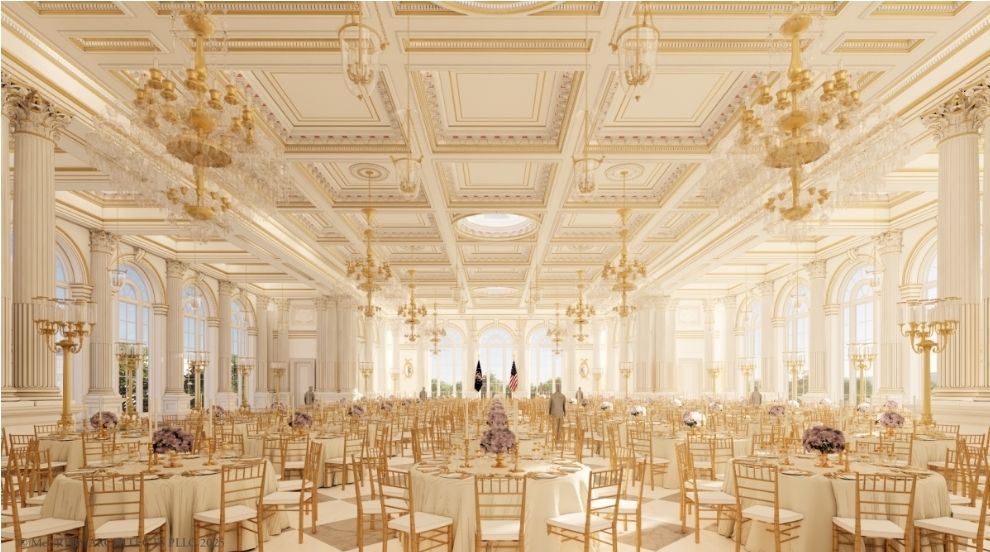 Rendering of White House ballroom plan